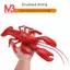 Mô hình tôm hùm giả lớn 12 x 5 inch để trang trí động vật biển nhân tạo phân tán
