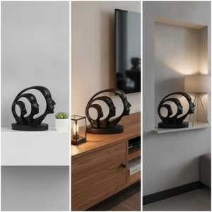 Điêu khắc mặt trừu tượng Trang trí tượng mặt trừu tượng Trang trí sáng tạo nhỏ gọn cho nhà sưu tập nghệ thuật, phòng khách, lối vào
