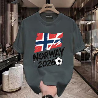 COD✅(Hồ Chí Minh)🚚 Áo thun nam bóng đá Norway 2026 Oversize HOT