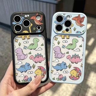 Ốp lưng khủng long nhiều màu phù hợp iPhone17promax/16/15plus/14/13/12