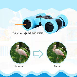 Full Quang 8 x 21 Kính Thiên Văn Trẻ Em Chuyên Nghiệp HD Bảo Vệ Mắt Khám Phá Tự Nhiên Quà Tặng Nhỏ Ống nhòm