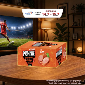 Pönnie Hotdog Giòn Ăn Liền Hộp x 20 Cây x 28G