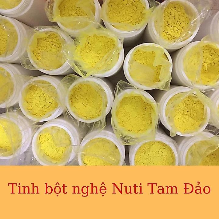 Tinh bột nghệ KÈM QUÀ TẶNG 500 bột nghệ, tinh bột nghệ, vàng, đỏ, đen, nghệ viên mật ong nguyên chất, curcumin cao – 4