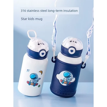 bình giữ nhiệt bình nước giữ nhiệt bình giữ nhiệt 1000ml Cốc Giữ Nhiệt Trẻ Em Cốc Nước Trường Học Thực Phẩm Chuyên Dụng Cấp 316 Cốc Rơm Bé Trai Bé Gái Học Sinh Tiểu Học Bình Nước Cho Bé