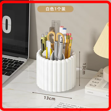 Bàn trang điểm, máy tính để bàn, cọ trang điểm dung tích lớn, hộp đựng mỹ phẩm, hộp đựng bút xoay, son môi, bút chì kẻ mày, hộp đựng văn phòng phẩm