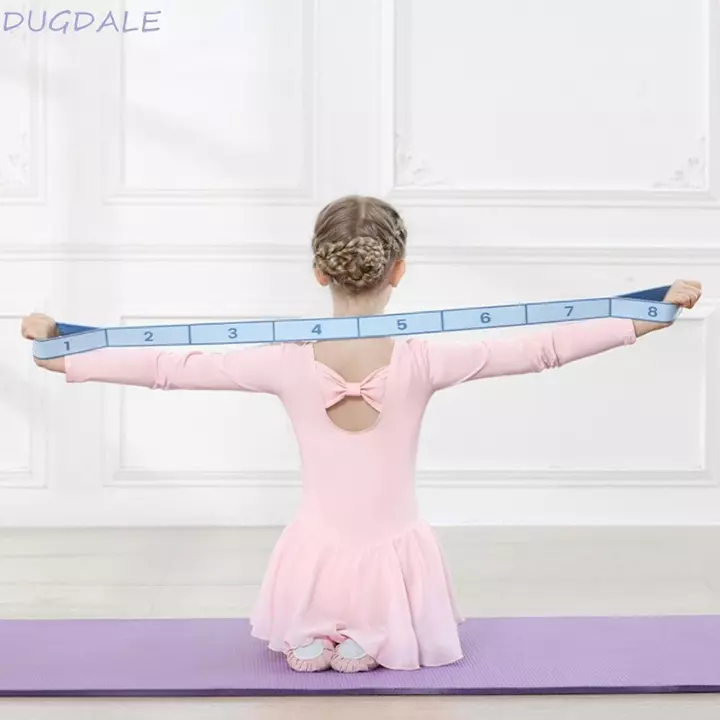 Dây kháng lực thể dục DUGDALE, Dây kháng lực tập yoga lưới 8 / 10 / 12, Dây kháng lực tập yoga bằng vải Cotton thun dệt Thiết bị tập luyện thắt lưng co giãn phụ trợ