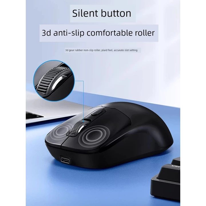 chuột không dây gaming chuột không dây bluetooth Chuột không dây Bluetooth Sạc im lặng Chế độ kép Trò chơi văn phòng Máy tính xách tay đa năng Chuột i – 4