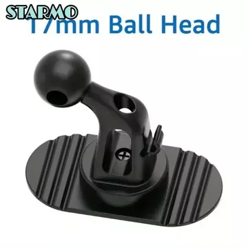 Giá đỡ điện thoại di động STARMO, Đế giữ an toàn Giá đỡ điện thoại trên ô tô, Đầu bi 17mm đa năng Giá đỡ điện thoại di động ô tô xoay 360 độ Giá đỡ bảng điều khiển
