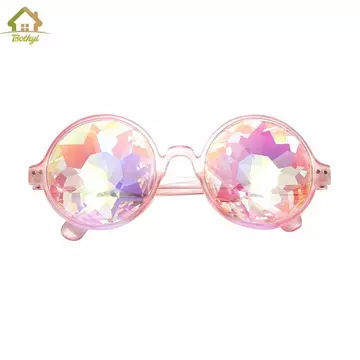 Kính vạn hoa vạn hoa Kính vạn hoa Kính vạn hoa Kính râm cầu vồng Kính râm ống kính Kính mắt Trang phục dự tiệc Phụ kiện Ống kính nhựa Hiệu ứng màu lăng kính Thích hợp cho Hà