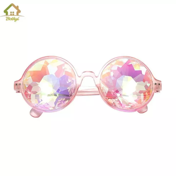 Kính vạn hoa vạn hoa Kính vạn hoa Kính vạn hoa Kính râm cầu vồng Kính râm ống kính Kính mắt Trang phục dự tiệc Phụ kiện Ống kính nhựa Hiệu ứng màu lăng kính Thích hợp cho Hà