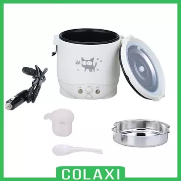 Nồi Cơm Điện Mini Nồi Cơm Điện Di Động Nồi Cơm Trưa Hộp Nồi Nồi Chống Dính Lót Kim Loại Xây Dựng Xe Điện Chỉ Thích Hợp Cho Học Sinh