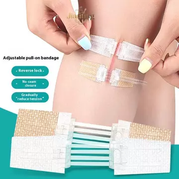 Jiauting Dây Kéo Dây Buộc Vết Thương Miếng Dán Huyết Áp Miếng Dán Vết Thương Nhanh Không Có Vết Thương Dây Kéo Ngoài Trời Band-Aid Di Động Qui Chép Vết Thương Jiauting