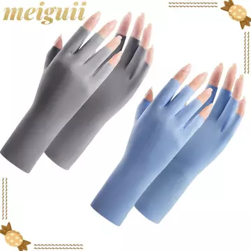 Găng tay chống nắng MEIGUII, Găng tay vẽ móng tay chống tia cực tím bảo vệ da ngón tay, Đèn Led làm móng tay Bảo vệ tia cực tím móng tay chống bức xạ Găng tay nghệ thuật làm móng t
