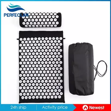 Thảm bấm huyệt có gối Giảm đau Bấm huyệt Thảm và Bộ gối Thư giãn cơ bắp Di động cho Yogis, Gia đình