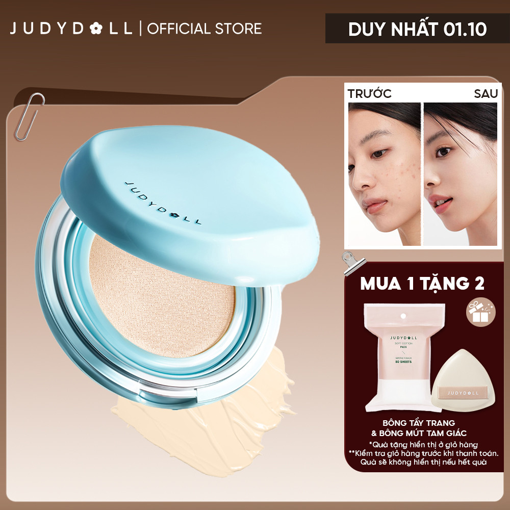 [Tổng Hợp] Phấn Nước Cushion JUDYDOLL Tổng Hợp Dành Cho Mọi Loại Da 12.5g/14g