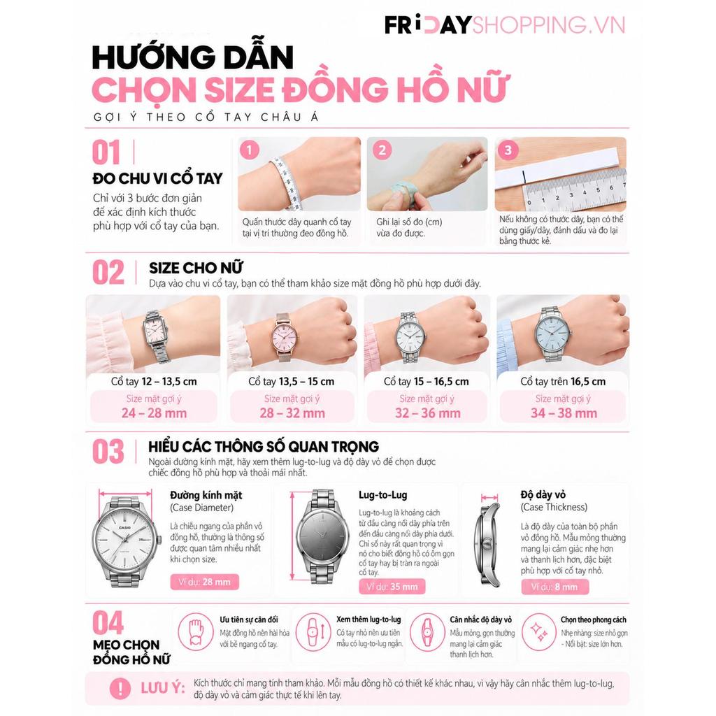 Đồng Hồ Casio Nữ LTP-1183E-7ADF Mặt Tròn Dây Da Thời Trang Chính Hãng | BigBuy360 - bigbuy360.vn