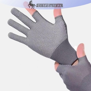 Onetimingfine Keo-dot Găng Tay Đi Xe Đạp Chống Trơn Trượt Cho Nam, Ngoài Trời, Màn Hình Cảm Ứng Hai Ngón Tay Găng Tay Mỏng VN