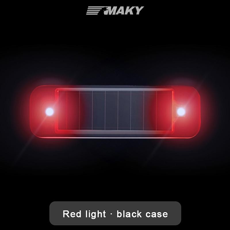 Newwellknownepic LED năng lượng mặt trời Đèn cảnh báo ô tô An ninh ban đêm Mô phỏng không dây Chống trộm nhấp nháy giả VN