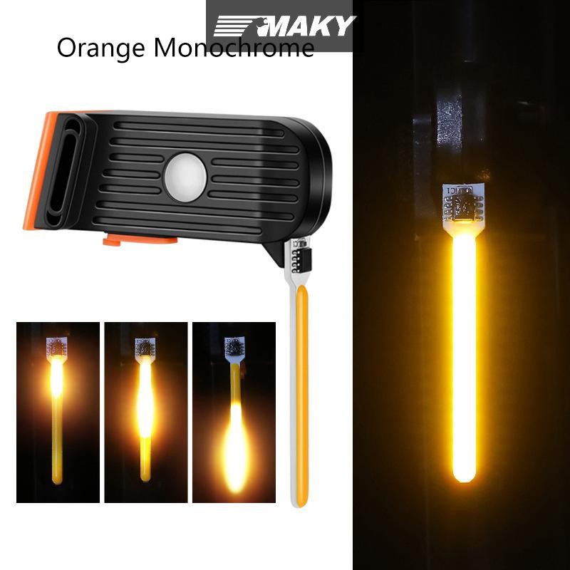 Newwellknownepic Xe Đạp Đuôi Đèn Chạy Nước Cảnh Báo Loại C Sạc Đuôi Đèn Phía Sau Sáng Tạo Cho Đi Đêm VN