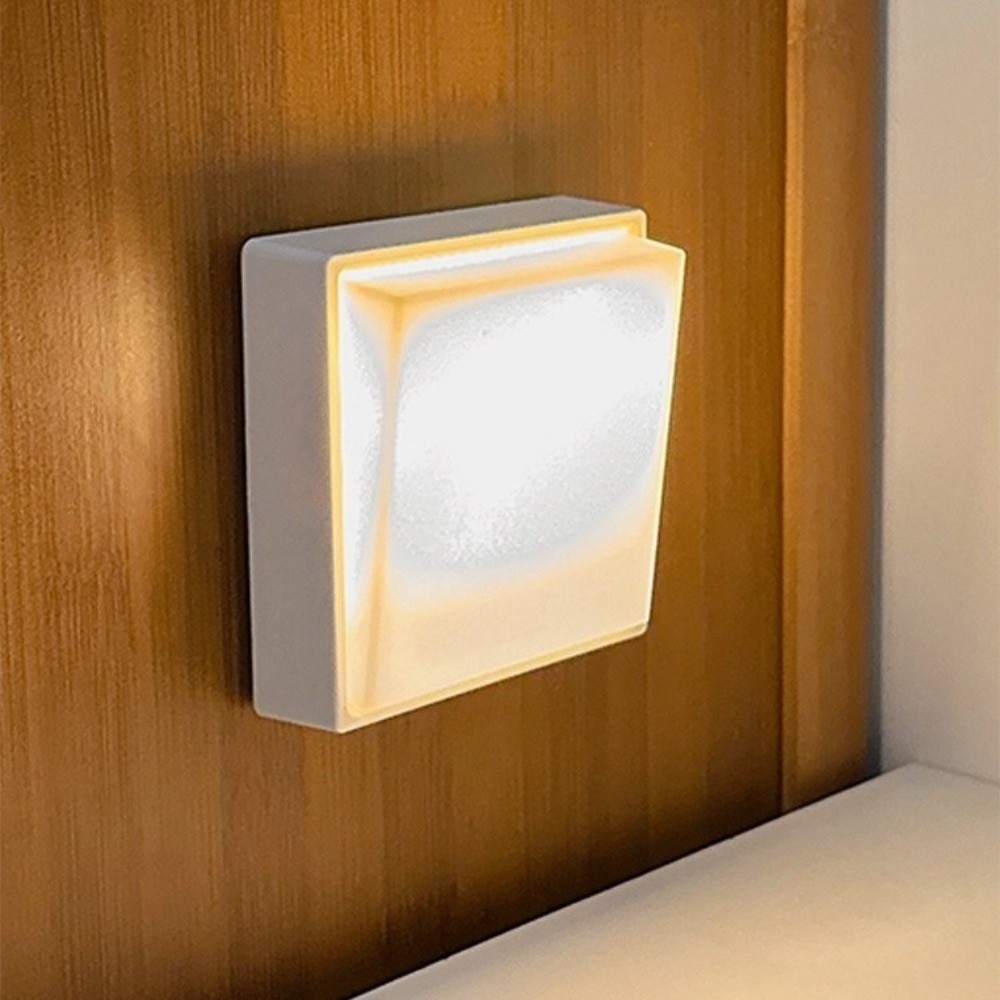 Switch đèn ngủ LED ấm áp sạc USB, trang trí phòng ngủ hiện đại