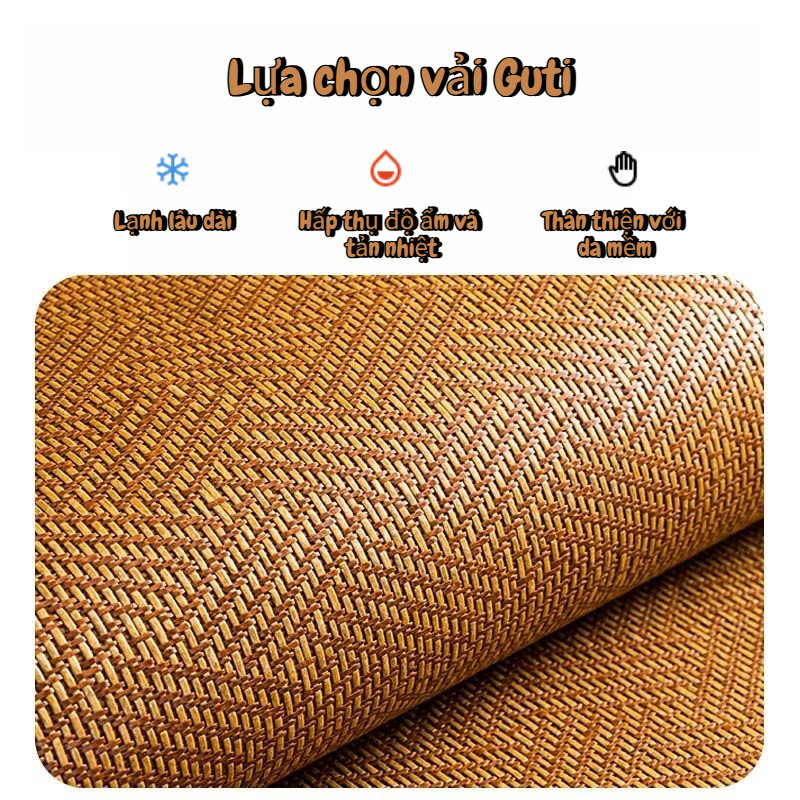Nệm Chiếu Mây Lạnh Cao Cấp, Cây ngải cứu tự nhiên+vải dây leo cổ, Thân thiện với da mát mẻ
