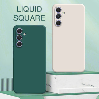 Ốp Điện Thoại Silicon Lỏng Vuông Cho Samsung Galaxy A07 A17 A06 A16 A26 A36 A56 5G Ốp Lưng Silicon Mềm Chống Sốc