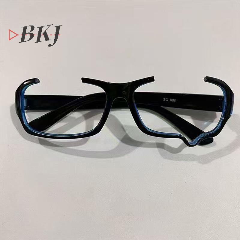 Kính không có ống kính kiểu anime Y2K giọt nước mắt, unisex, phụ kiện thời trang và quà tặng mới