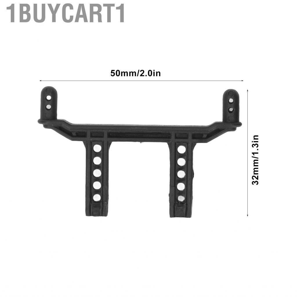 1buycart1 Alomejor 2 Chiếc Phía Trước Và Phía Sau Xe Vỏ Cột PA 1/16 RC Trụ Dự Phòng Cho SCY 16101 16102 Đen