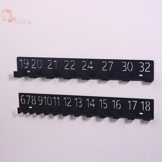 Giá đỡ cờ lê treo tường KOPA Giá đỡ vít treo tường bằng kim loại hạng nặng có khe cắm đánh số VN