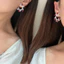 Hàn Quốc Thời Trang Sang Trọng Phong Cách Mới Zircon Nhẹ Bông Tai Sang Trọng Bán Buôn