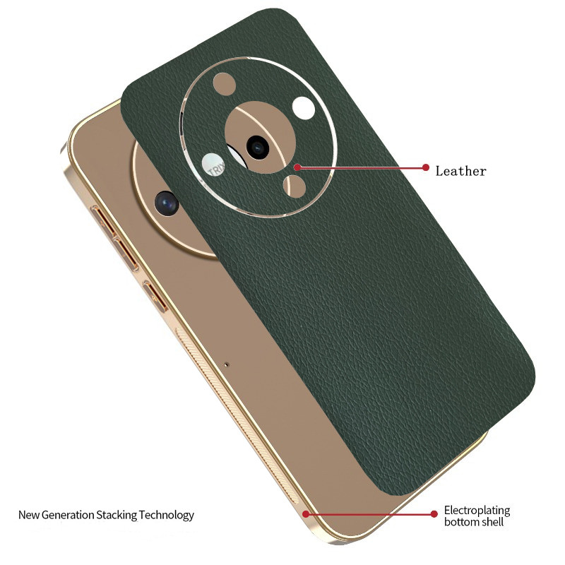 Ốp Lưng Cho Honor X9d Da Màu Siêu Mỏng Mạ Điện TPU Edge Chống Rơi Vỏ Điện Thoại