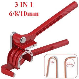 Vam uốn ống đồng đa năng, tạo góc 90° & 180° dễ dàng! Bánh răng chính xác không hại ống.