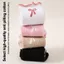 Tất Pilates CORALTIDE, Tất tập Yoga Cotton đàn hồi cao, Tất ống giữa chống trượt thấm mồ hôi hợp thời trang dành cho nữ