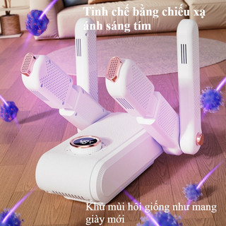 Máy Sấy Giày Đa Năng 4 Ống Khí - Tia UV Diệt Khuẩn, Sấy Khô Nhanh, Hẹn Giờ Linh Hoạt