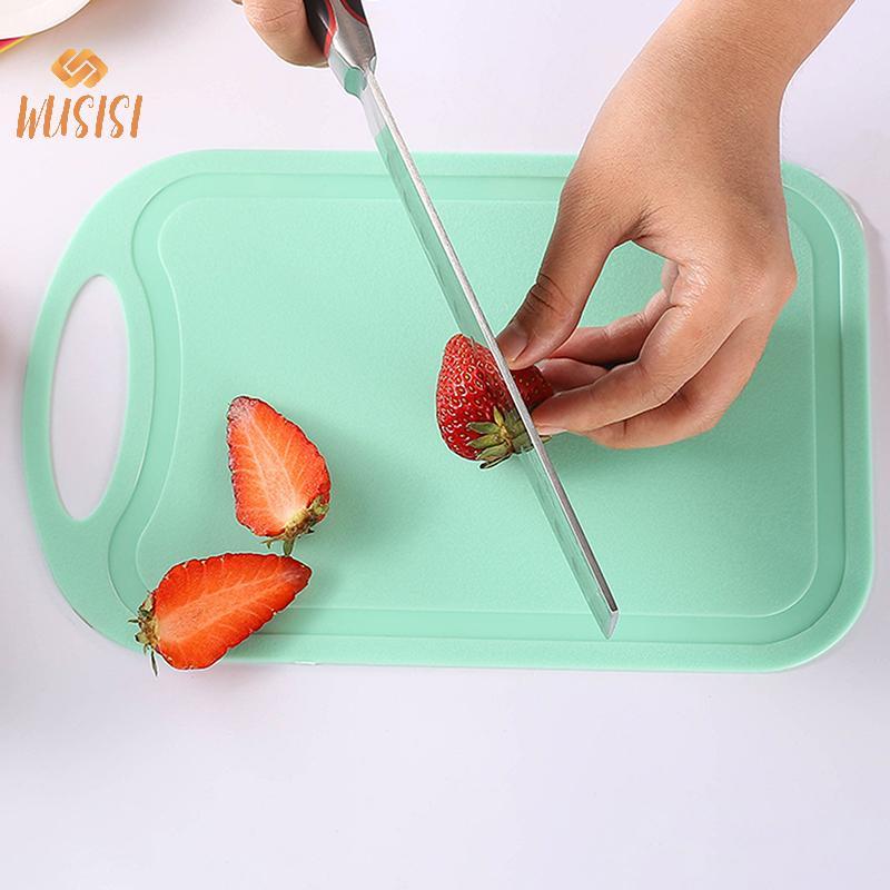 [WUSISI] Nhà Bếp Chống Trơn Trượt Thịt Rau Củ Quả Thớt Khối Thực Phẩm MỚI