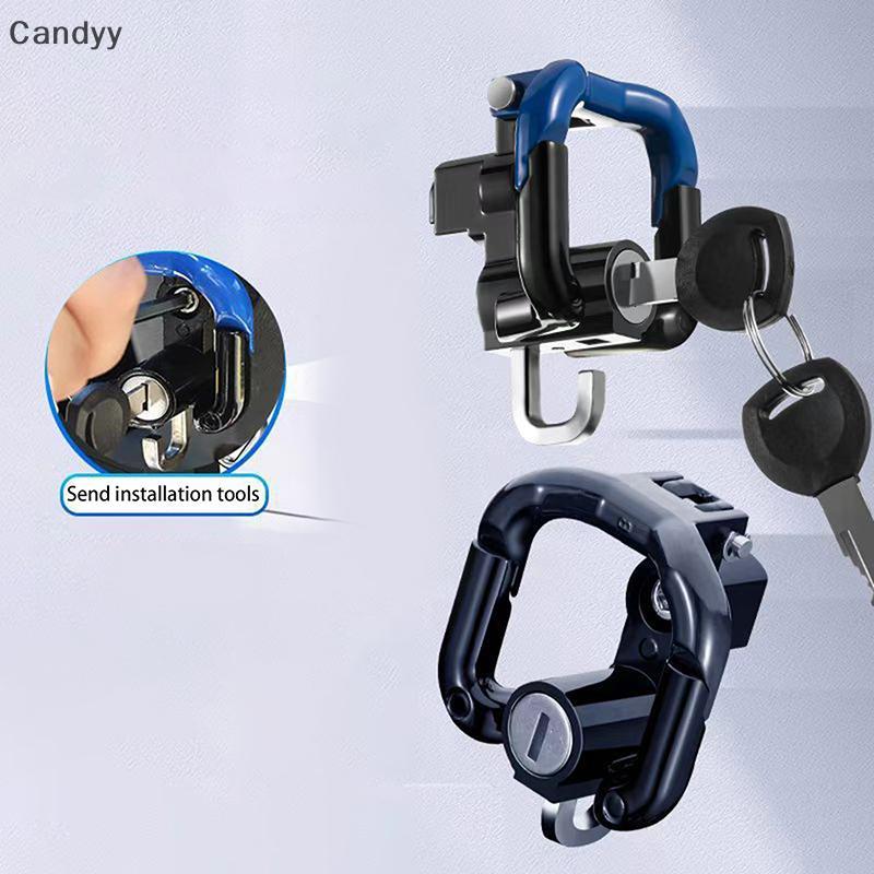 NDY Xe Máy Mũ Bảo Hiểm Khóa Chống Trộm Mũ Bảo Hiểm Khóa An Ninh Với 2 Phím Và Dụng Cụ Lắp Đặt Phụ Kiện Xe Máy N
