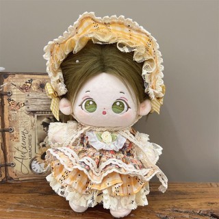 20cm Cotton Búp Bê Quần Áo Mỡ Cơ Thể Có Thể Mặc Preppy Phong Cách Phù Hợp Với Gothic Váy Búp Bê Sang Trọng Đầm 4.6