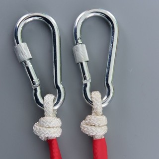 Dây nylon 20m loại dày, tăng cường lõi thép，dây dù leo núi，Kèm Móc Nối 2 Đầu，Dây Thừng Lõi Thép 8mm