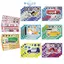 E-WOITD 8 Tờ Xe Máy Máy Xúc Xe Khác Nhau Thùng Xe DIY Decal Lửa Tru Xe Cứu Thương Xếp Hình Stiers Quà Tặng Trang Trí E-WOITD