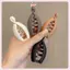 JRP Mờ Cao Đuôi Ngựa Kẹp Màu Chuối Kẹp Nữ Kiểu Tóc Phụ Kiện Thời Trang Đuôi Ngựa Barrettes Kẹp Tóc Móng Vuốt Tóc JRP
