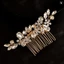 Lược chải tóc đính đá Barrette - Kiểu dáng đám cưới thanh lịch cho tóc xoăn dày