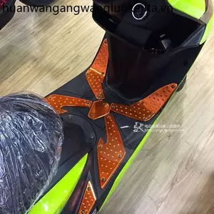 Wildfire Xe Máy Bàn Đạp Xe Điện Sửa Đổi Khắc Rửa CNC Dày Bàn Đạp Nhôm Bàn Đạp Da Chống Trơn Trượt Ped