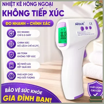 Nhiệt kế điện tử hồng ngoại,cao cấp đo trán, lỗ tai,Đo nhiệt độ nhanh chóng và chính xác trong 1 giây