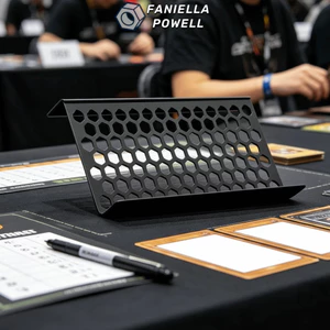FANIELLAPOWELL Trading Card Risers, Acrylic Black Trading Card Display Riser, Rỗng Thẻ Thể Thao Người Tổ Chức Giá Đỡ Cho Gia Đình Phòng Khách Phòng Ngủ