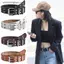 VFZ Thời Trang Nam Nữ Phong Cách Punk Dây Xích Dây Có Thể Điều Chỉnh Ngôi Sao Rỗng Đôi Ngực Bule Kim Loại Bule Da Jeans Dây Thắt Lưng OTE