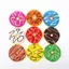 Đồ chơi bóp bánh mì Donut QEARY, Bánh rán PU phục hồi chậm Đồ chơi phục hồi chậm, Mô hình mô phỏng Đồ chơi giả nhân tạo mềm Bánh rán Đồ chơi Squishy Đạo cụ chụp ảnh
