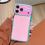 Ốp điện thoại Acrylic khối nối màu cho iPhone 17 Pro Max 16 15 Pro Max Vỏ bảo vệ chống sốc