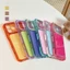 Ốp điện thoại Acrylic khối nối màu cho iPhone 17 Pro Max 16 15 Pro Max Vỏ bảo vệ chống sốc