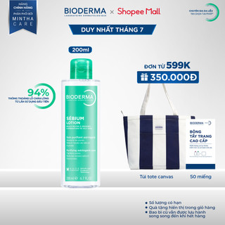 Dung dịch cân bằng da Bioderma Sebium Lotion - 200ml