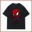 2026 Người Nhện Thương Hiệu Ngày Mới Áo Thun 220g Dày cotton Tee Peter Parker Avenger Siêu Anh Hùng
